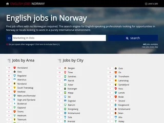 English Jobs Norway screenshot preview