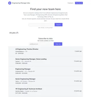 Engineering Manager Jobs screenshot preview