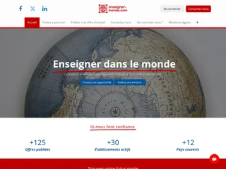 Enseigner-monde.com screenshot preview Enseigner-monde.com screenshot preview