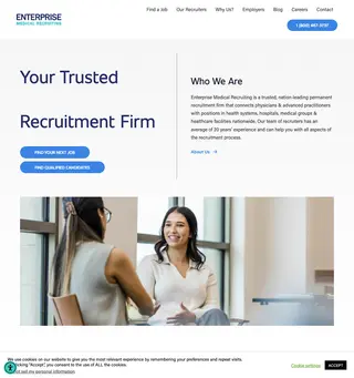 Enterprise Medical Recruiting screenshot preview