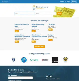 EntertainmentWorkers platform preview