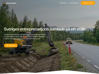Entreprenadjobb.se screenshot preview