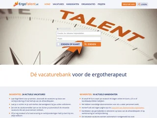 ErgoTalent.nl platform preview
