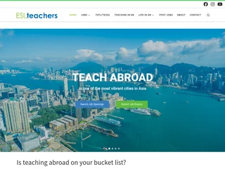 ESLteachersJOB.com platform preview