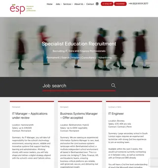 Education Support Professionals platform preview