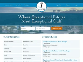 EstateJobs.com platform preview EstateJobs.com platform preview