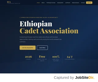 Ethiopian Cadet Association platform preview