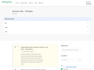 Ethiopika platform preview Ethiopika platform preview