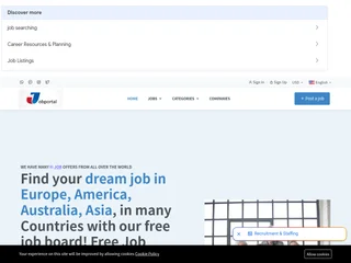 EU Job Portal screenshot preview