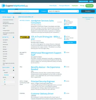EugeneHelpWanted.com platform preview