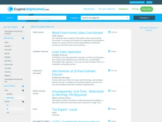 EugeneHelpWanted.com platform preview