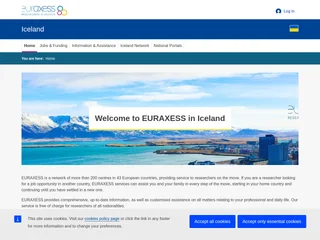 EURAXESS screenshot preview