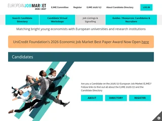 European Job Market for Economists screenshot preview