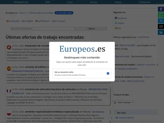 Europeos.es platform preview