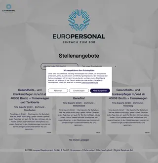 Europersonal platform preview