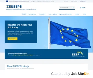 EUSEPS – European Seasonal Employment Program Services platform preview
