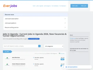 EverJobs platform preview