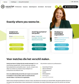 Exactpi Recruitment platform preview