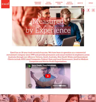 Excel Recruitment & Training screenshot preview