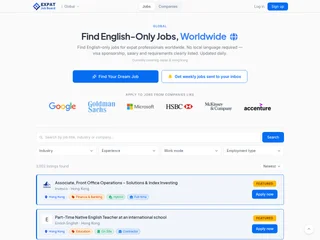 ExpatJobBoard platform preview ExpatJobBoard platform preview