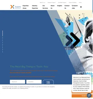 Experis Ireland platform preview