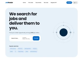 JobRadar screenshot preview