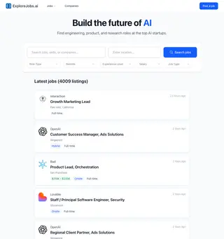 ExploreJobs.ai platform preview