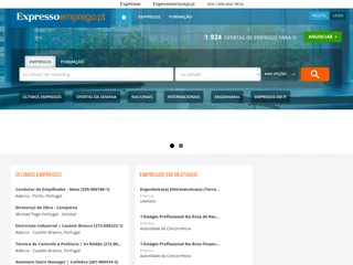 Expresso Emprego platform preview Expresso Emprego platform preview