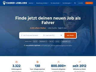 Fahrer-Jobs.org platform preview Fahrer-Jobs.org platform preview