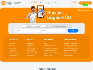 Fajn-brigady.cz platform preview Fajn-brigady.cz platform preview