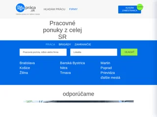 Fajn-praca.sk screenshot preview