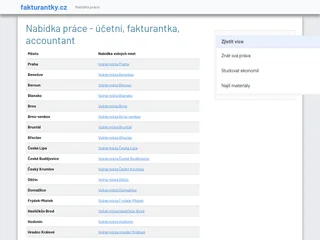 Fakturantky.cz platform preview Fakturantky.cz platform preview