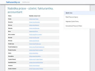 Fakturantky.cz screenshot preview