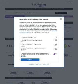 Fashion Workie platform preview