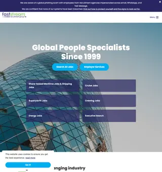 Faststream Recruitment platform preview