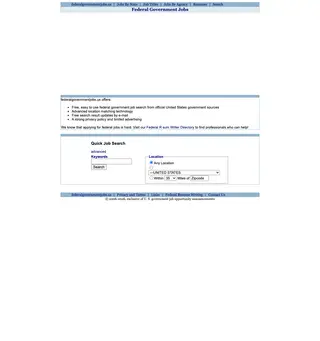 Federal Government Jobs platform preview