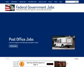 FederalJobs.net platform preview