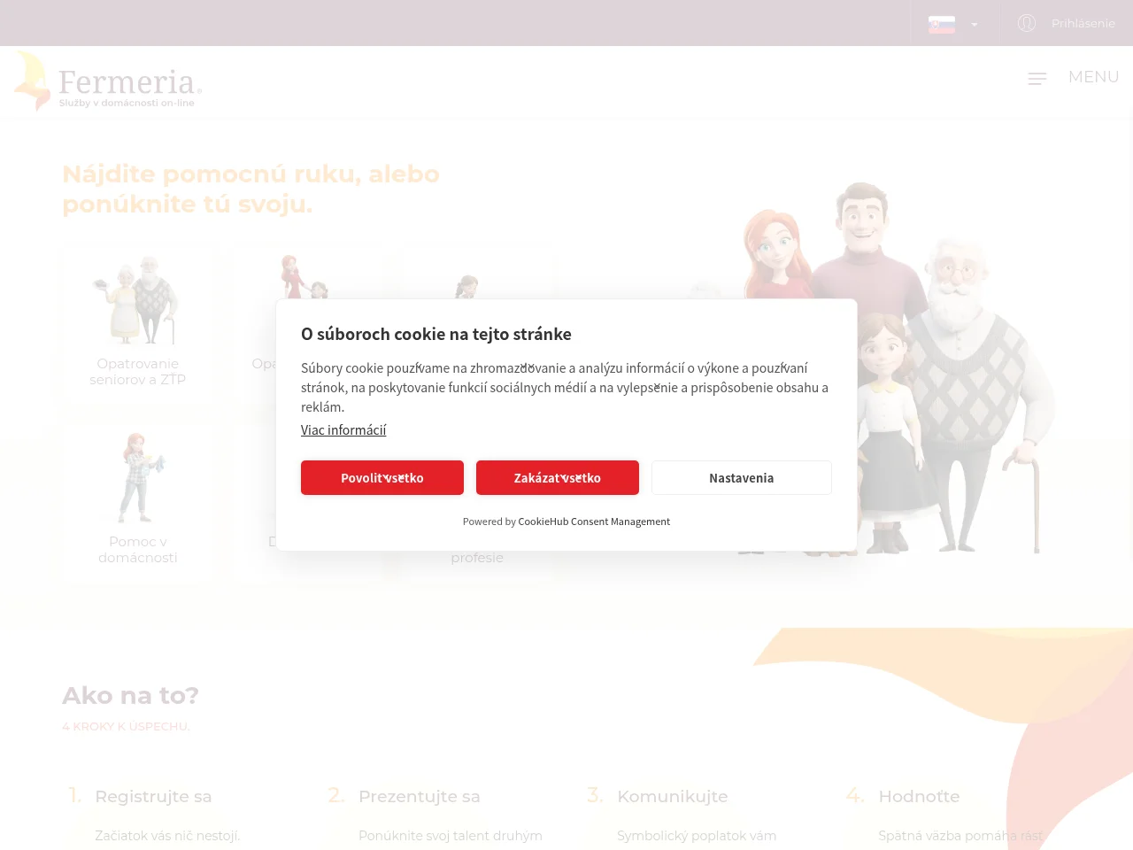 Fermeria screenshot Fermeria job board platform screenshot showing job search interface