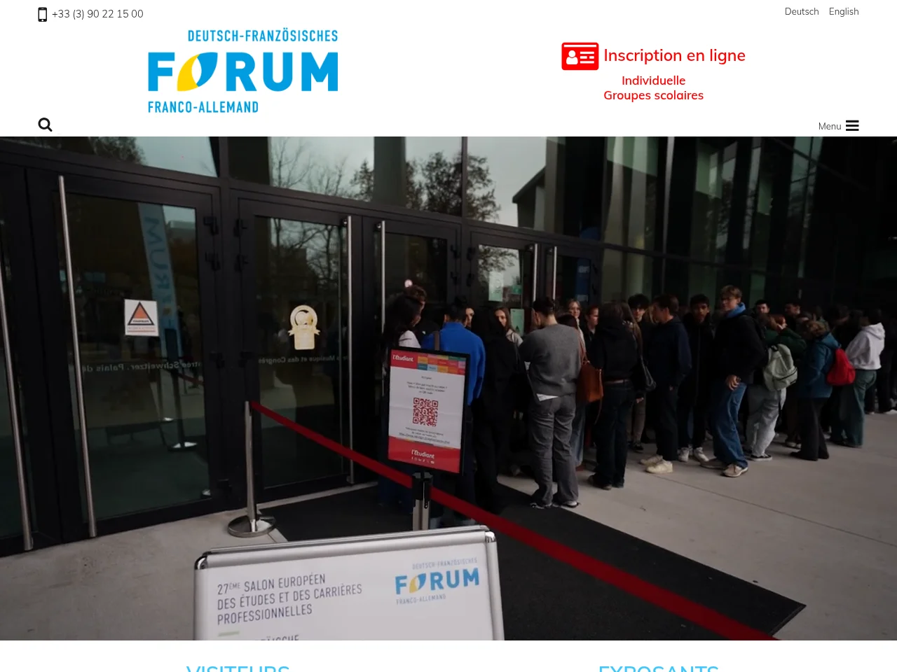 Forum Franco-Allemand website screenshot