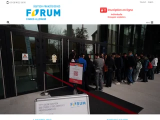 Forum Franco-Allemand platform preview