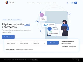 Filipino Contractors platform preview
