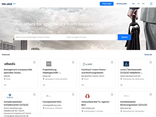 Financejobs screenshot preview