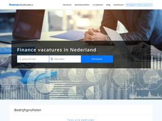 Financevacatures screenshot preview