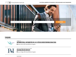 FinanzStellenmarkt.de screenshot preview