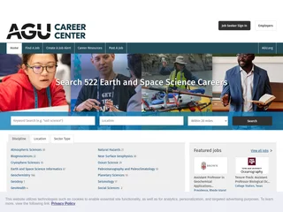AGU Career Center platform preview AGU Career Center platform preview