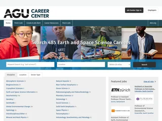 AGU Career Center screenshot preview AGU Career Center screenshot preview