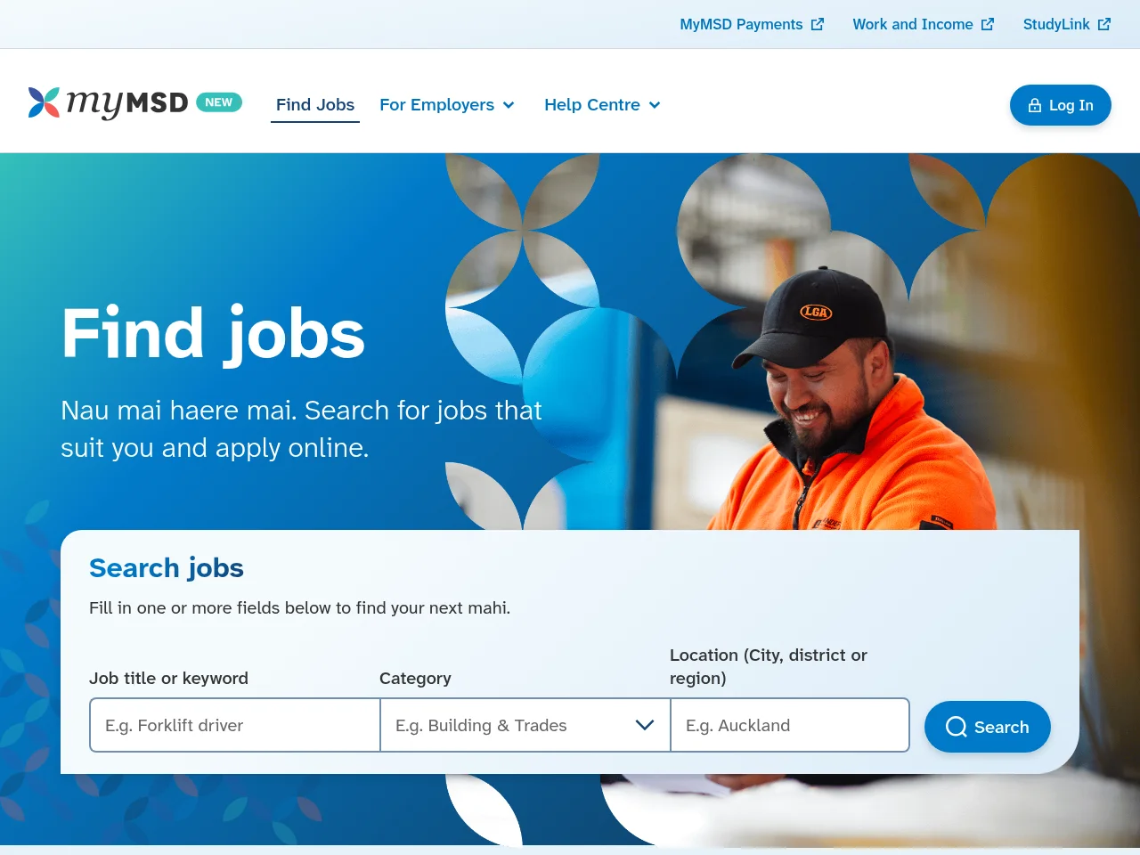 Find jobs screenshot Find jobs job board platform screenshot showing job search interface