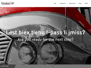 Find a Job in Malta platform preview