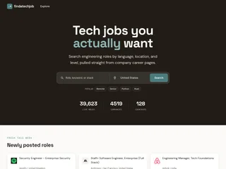 findatechjob platform preview