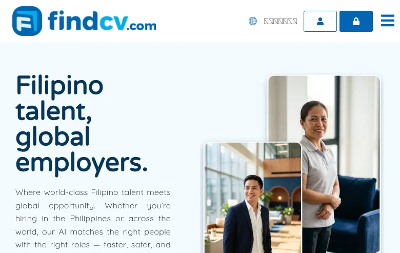 FindCV screenshot FindCV job board platform screenshot showing job search interface
